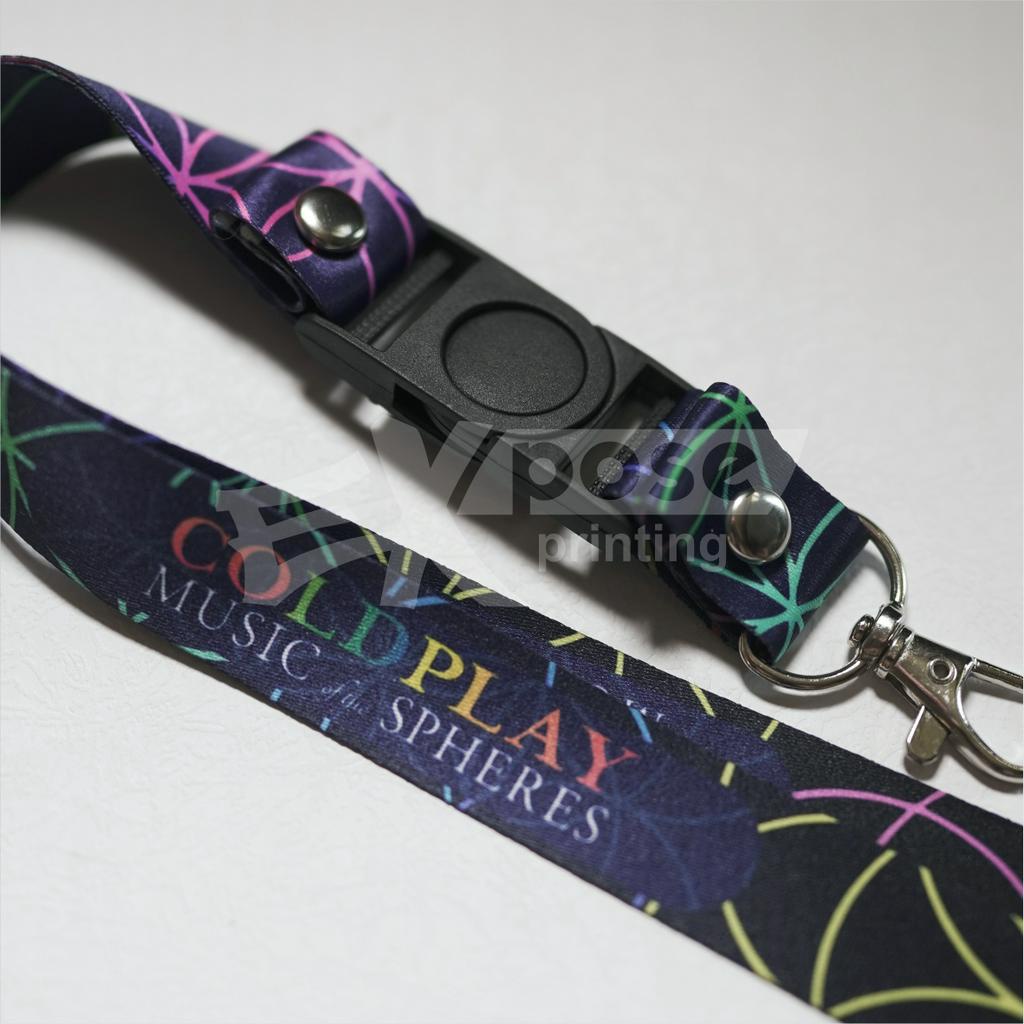 LANYARD Coldplay / cetak 2 sisi [BISA SATUAN]