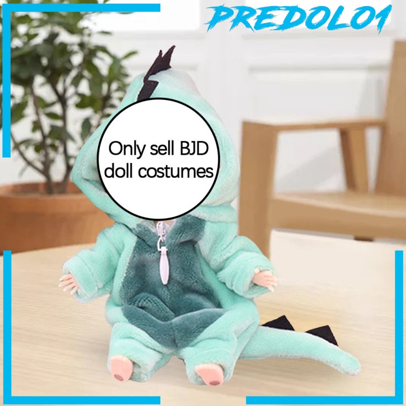 (Predolo1) Mainan Jumpsuit Lengan Panjang Untuk Aksesoris Boneka 16cm 1 / 12