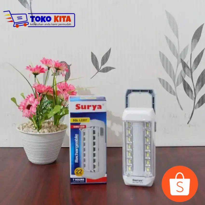 SURYA LAMPU EMERGENCY Recharge/LAMPU EMERGENCY SURYA SQL L2207