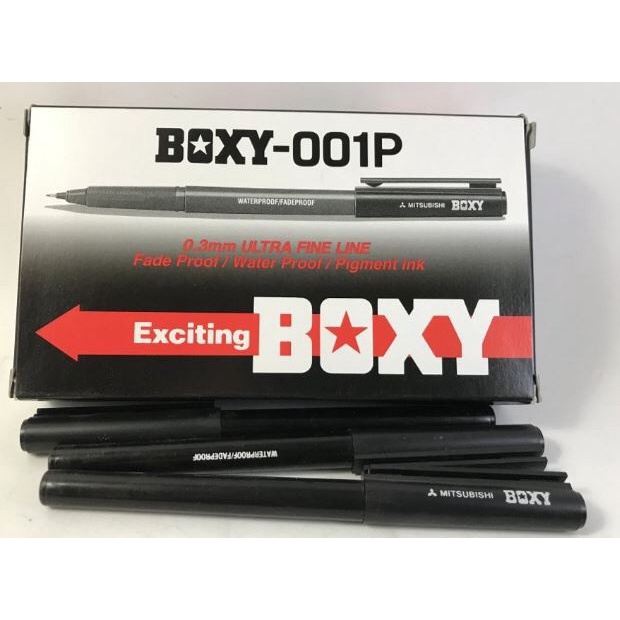 

Mantap Pen Pulpen Boxy 001P Limited