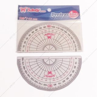 Penggaris Busur Derajat / Protractor 180 Derajat (12 cm