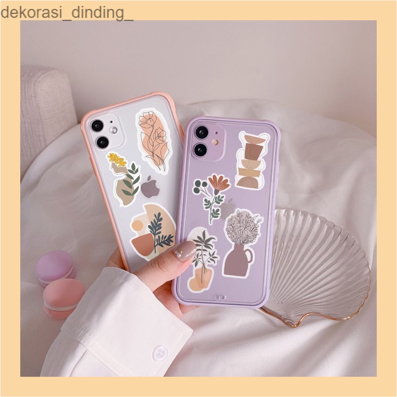 

47pcs Stiker Aesthetic Handphone Stiker HP Aesthetic Stiker laptop stiker dinding