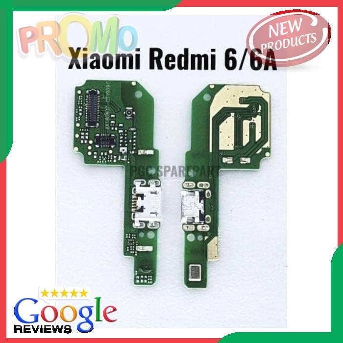 SPAREPART HP ORI KONEKTOR PAPAN PCB CHARGER XIAOMI REDMI 6 6A CONNECTOR CAS TERLENGKAP