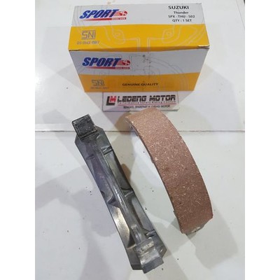 Kampas Rem Tromol Belakang Thunder Suzuki Sport Brake Shoe Loka Sport