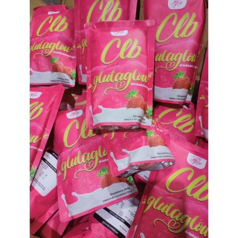 CLB Glutaglow / CLB Gluta Glow Collagen Drink Whitening BPOM