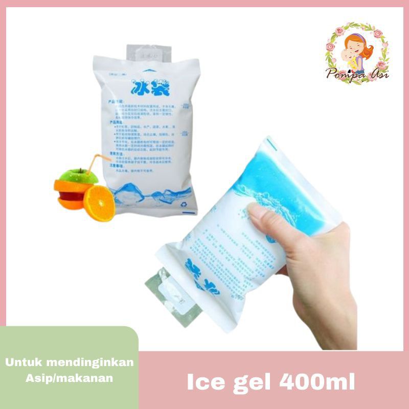 [rumahbayipdg] Ice gel 400 ml pendingin ASI ice gel tas asi