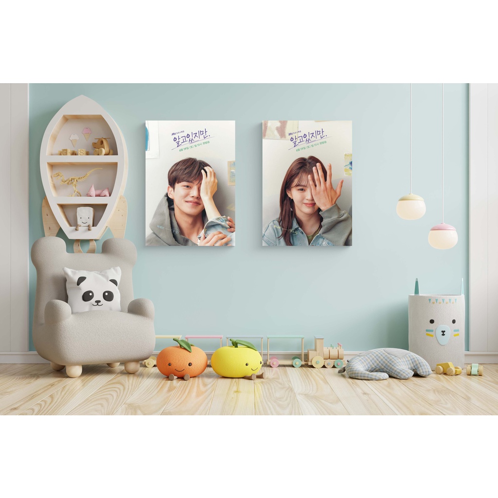 Poster Film Drama Korea Nevertheless - hiasan dinding dekorasi dinding - Song Kang - Han So Hee