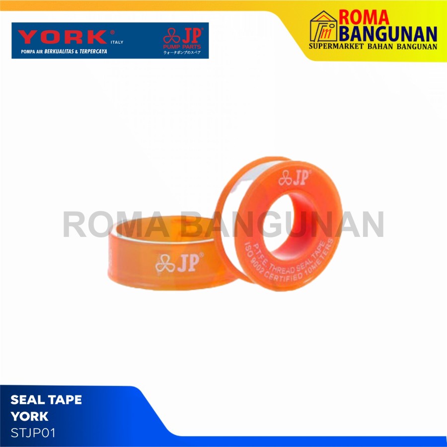 York Isolasi Pipa / Lakban Seal Tape Pipa Keran Air / Kran Air STJP01 STJP-01 STJP 01