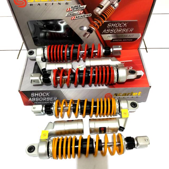 Sock shock shok Scarlet tabung atas Nos tech ukuran 335  Nmax ato pcx