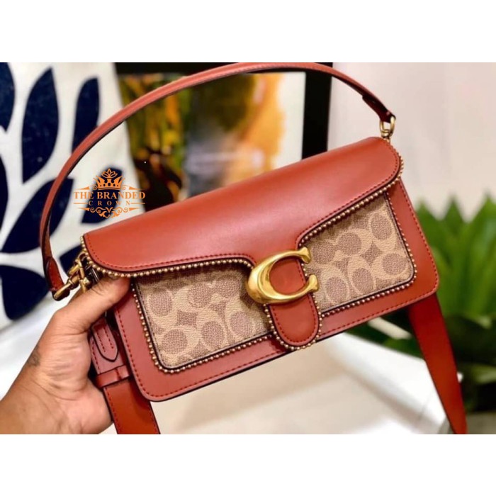 Tas Coach 6793 Tabby Shoulder Bag26 in Signature Canvas With Beadchain