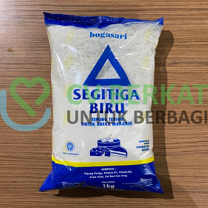 

cs01477 Tepung Terigu Segitiga Biru 1Kg Da01D100