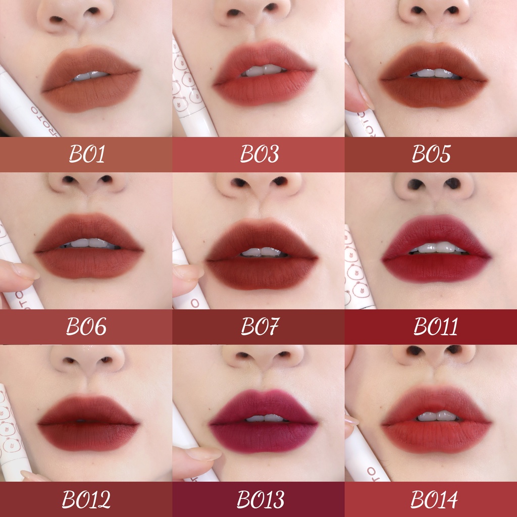 Lipstik Cream Velvet-Mist Matte Lip Clay Tahan Lembut Lip Gloss