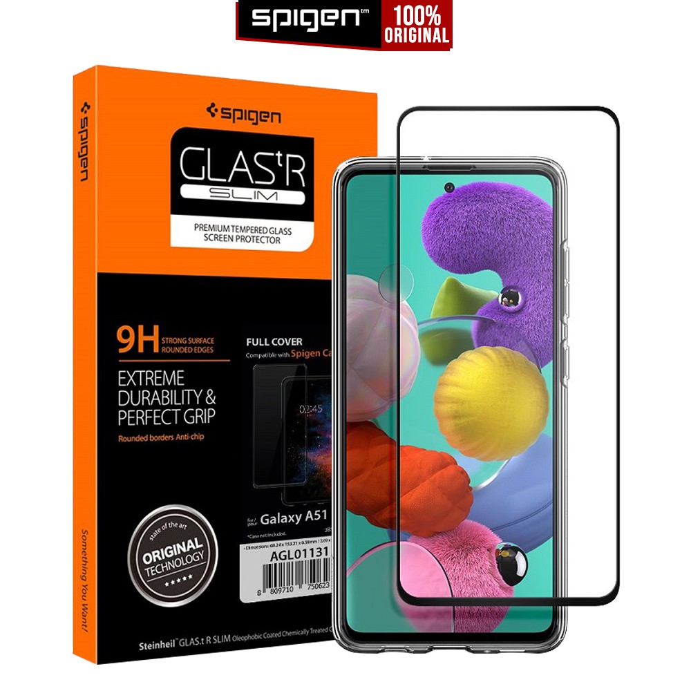 

Tempered Glass Samsung Galaxy A51 / A71 Spigen Glass tR Full Cover Anti Gores Screen Protector