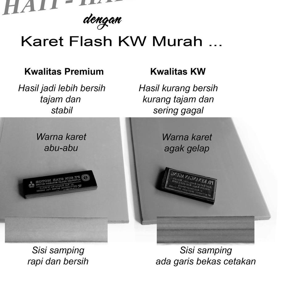 

Update! Karet Stempel Flash Mark" - Kualitas Warna Abu-Abu