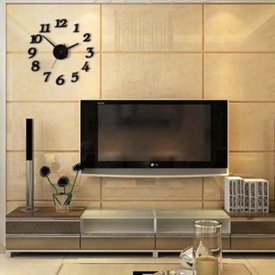 Jam dinding Besar Unik Tempel Jam Dinding Tembok DIY Giant Wall Clock