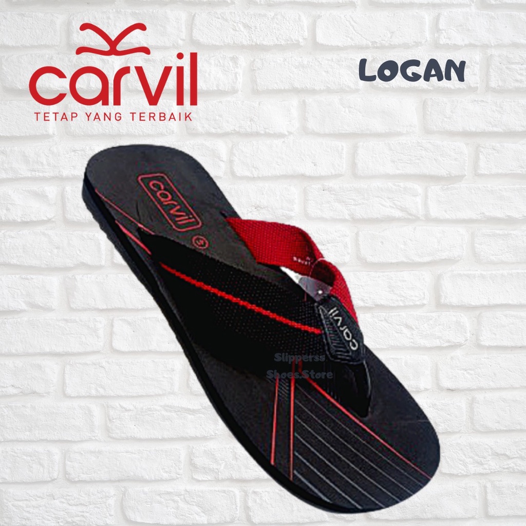 CARVIL LOGAN/Sandal Carvil Jepit/sandal pria/sandal kasual/sandal wanita/sandal karet/sandal termura