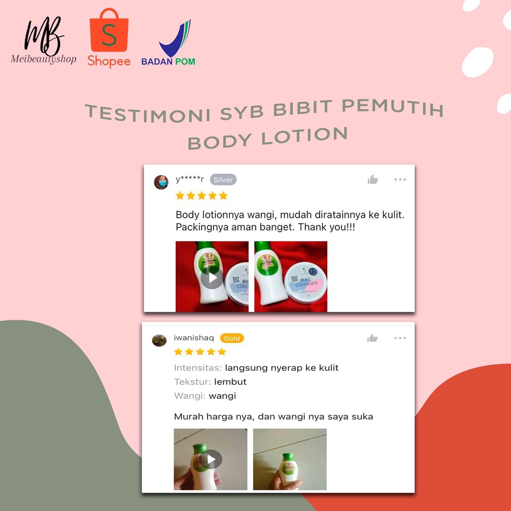 SYB Whitening Lotion Bibit Pemutih (Lotion Bibit)