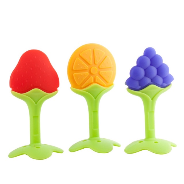 Mainan Gigitan Bayi/ Baby Fruit Teether / Gigitan Buah BPA FREE