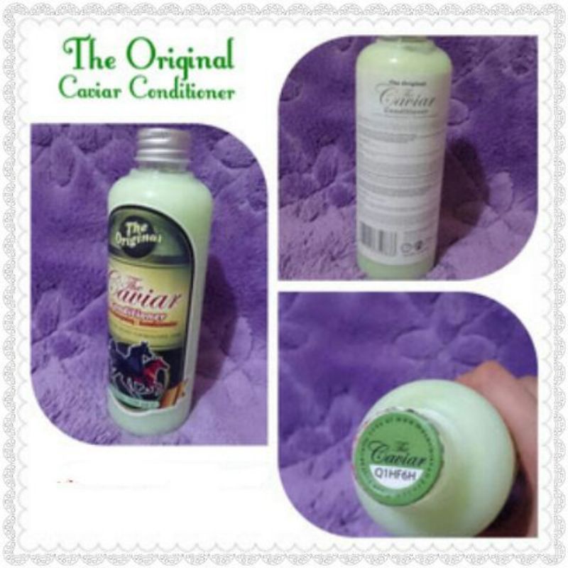 The Caviar Shampo Conditioner ada Barcode Original BERBPOM - Shampo Kuda Pemanjang Rambut