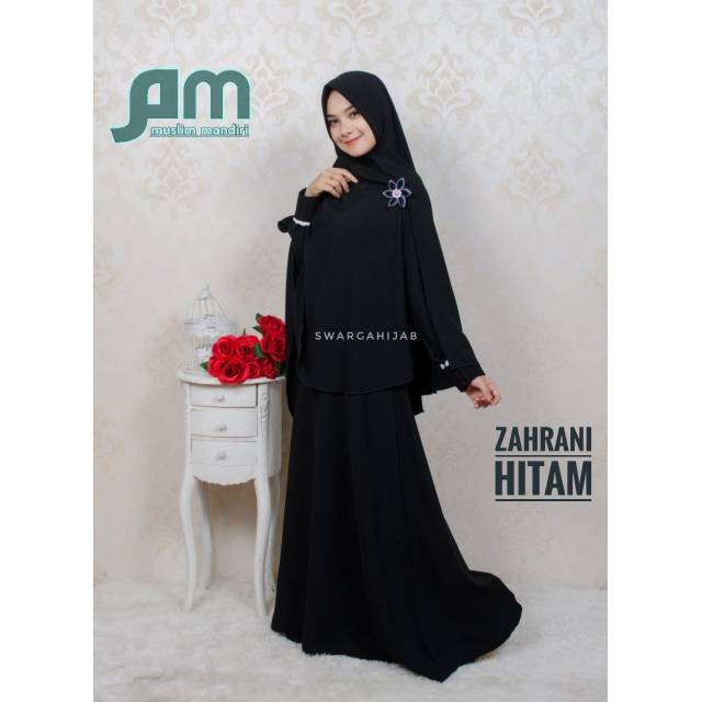 ZAHRANI Hitam Swarga Hijab