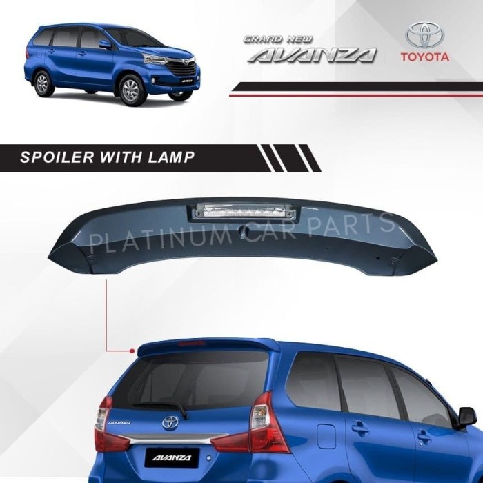 SPOILER AVANZA DENGAN LAMPU / SPOILER AVANZA WITH LAMP