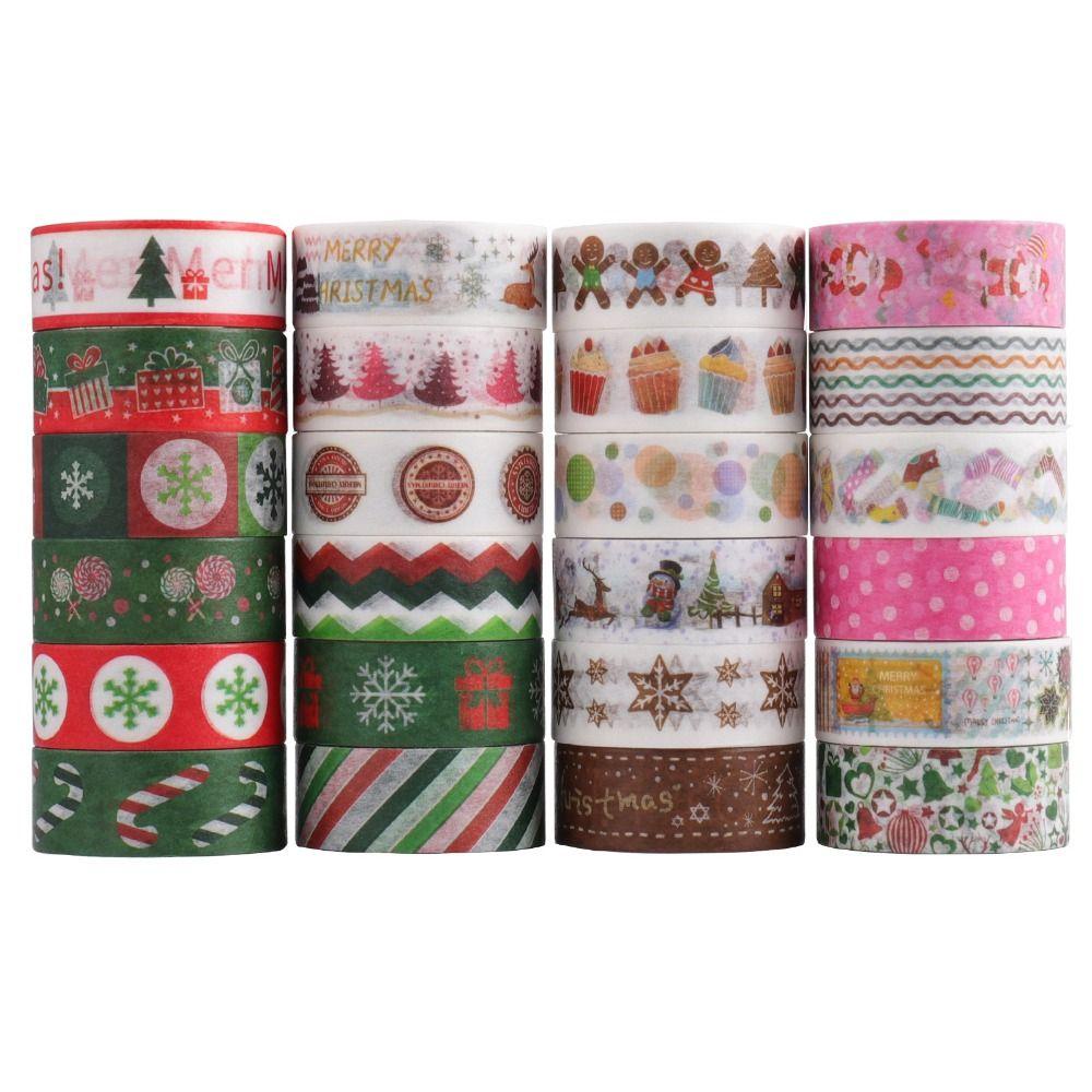 Preva 24pcs/set Washi Tape Baru Kualitas Tinggi Scrapbooking Gadis Hati Sedikit Segar INS DIY Bahan