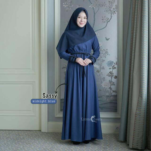 SASSY DRESS || Gamis Simple Syari By EmmaQueen