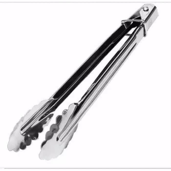 Sinda Jepitan Kue Penjepit Makanan Stainless 14 Inch Food Tongs Capit