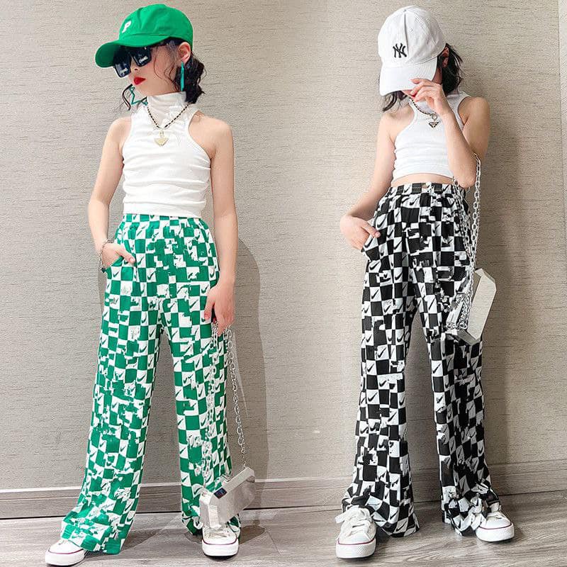 [JEWELS KIDS] SELLA CROP KULOT SET /SETELAN BAJU ANAK CROP TOP KOREA IMPORT/SETELAN CELANA KULOT ANA