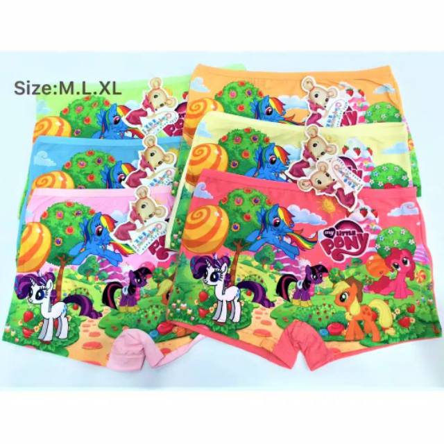 Celana Dalam Anak Boxer / CD Anak My Little Pony