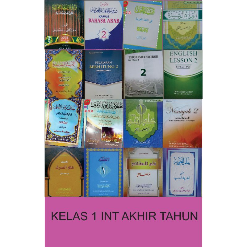 Buku Paket KMI Gontor Kelas 1 Int Akhir Tahun