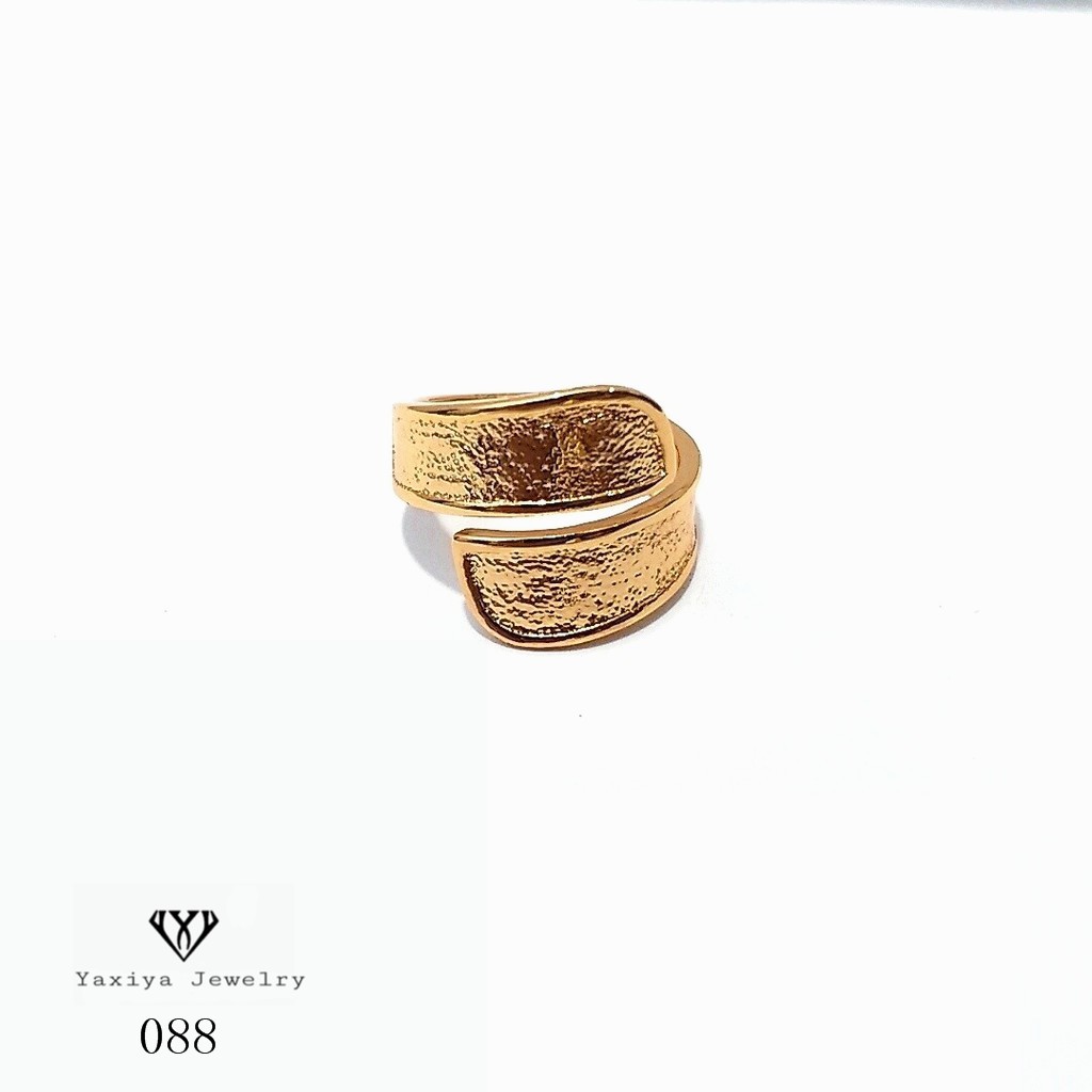 

Cincin Emas Fashion Perhiasan Lapis Emas 18KYaxiya Jewelry 088