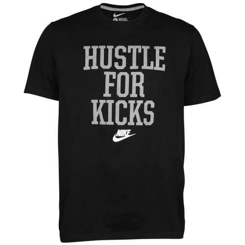 BAJU KAOS T-SHIRT NIKE HUSTLE FOR KICKS REPLIKA (NO TAG)