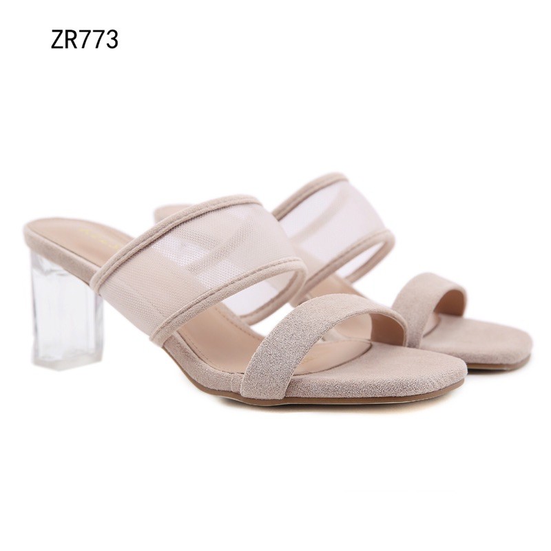 (GRATIS ALAS KAKI) RESTOCK!!  NICOLE HEELS WANITA IMPORT KELSEY ZR773