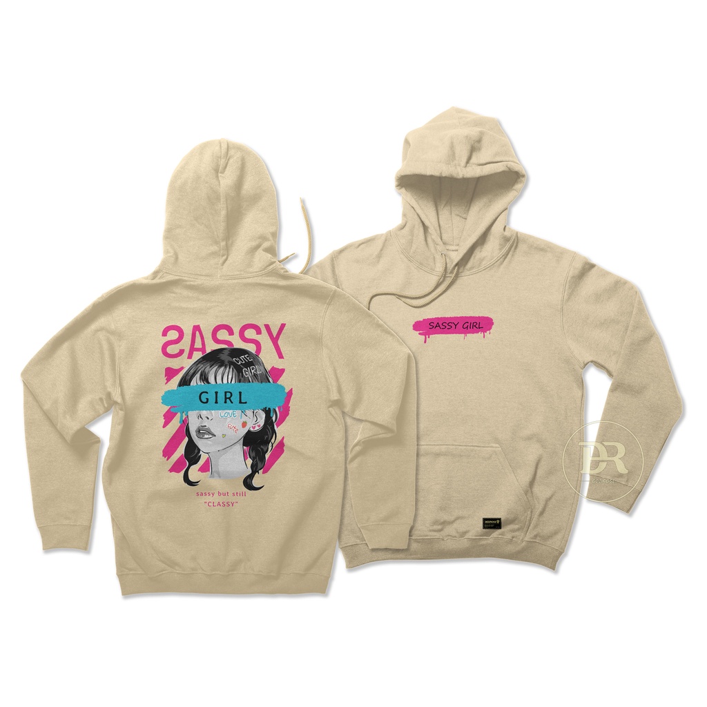 DEZIROSE Jaket Hoodie Sassy Pria &amp; Wanita Distro Original Fleece Tebal Premium Size M L XL XXL