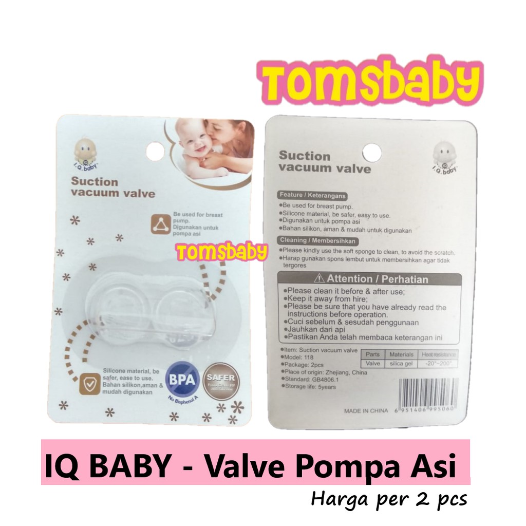 IQ BABY 2pcs VALVE Pompa Asi 118 (1pack isi 2pcs)