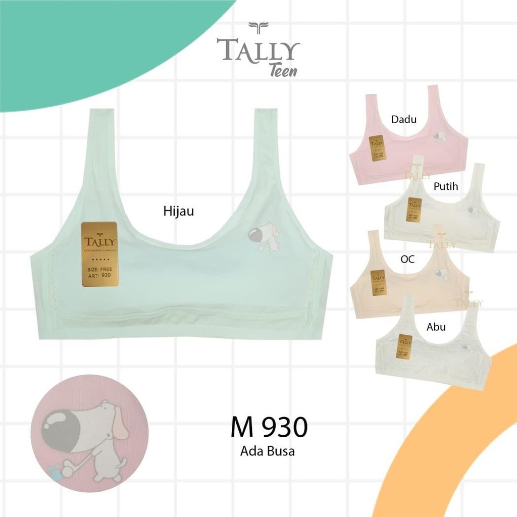 Miniset Anak Bra Bh Remaja Perempuan All Size Katun Tally M603 604 610