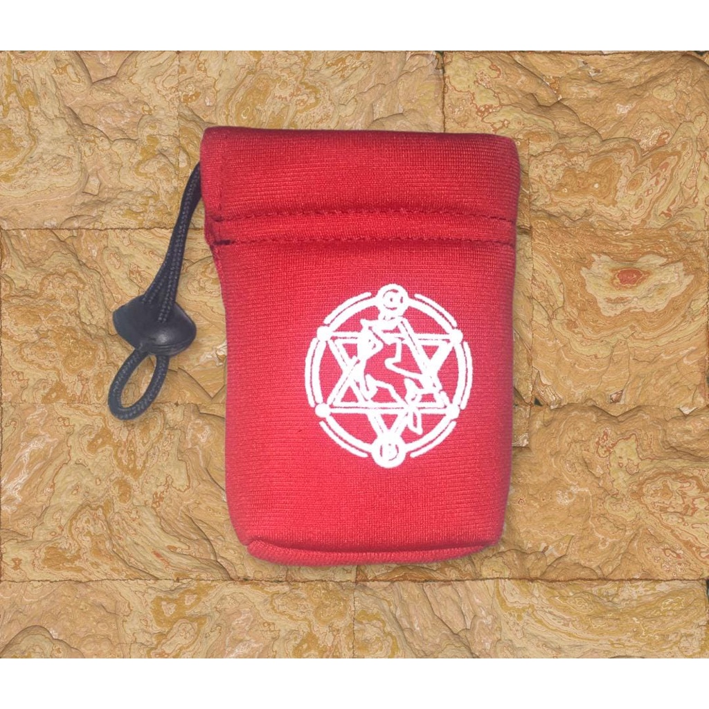 POUCH LOGO TEBAL II BISA DILETAKKAN  BERDIRI