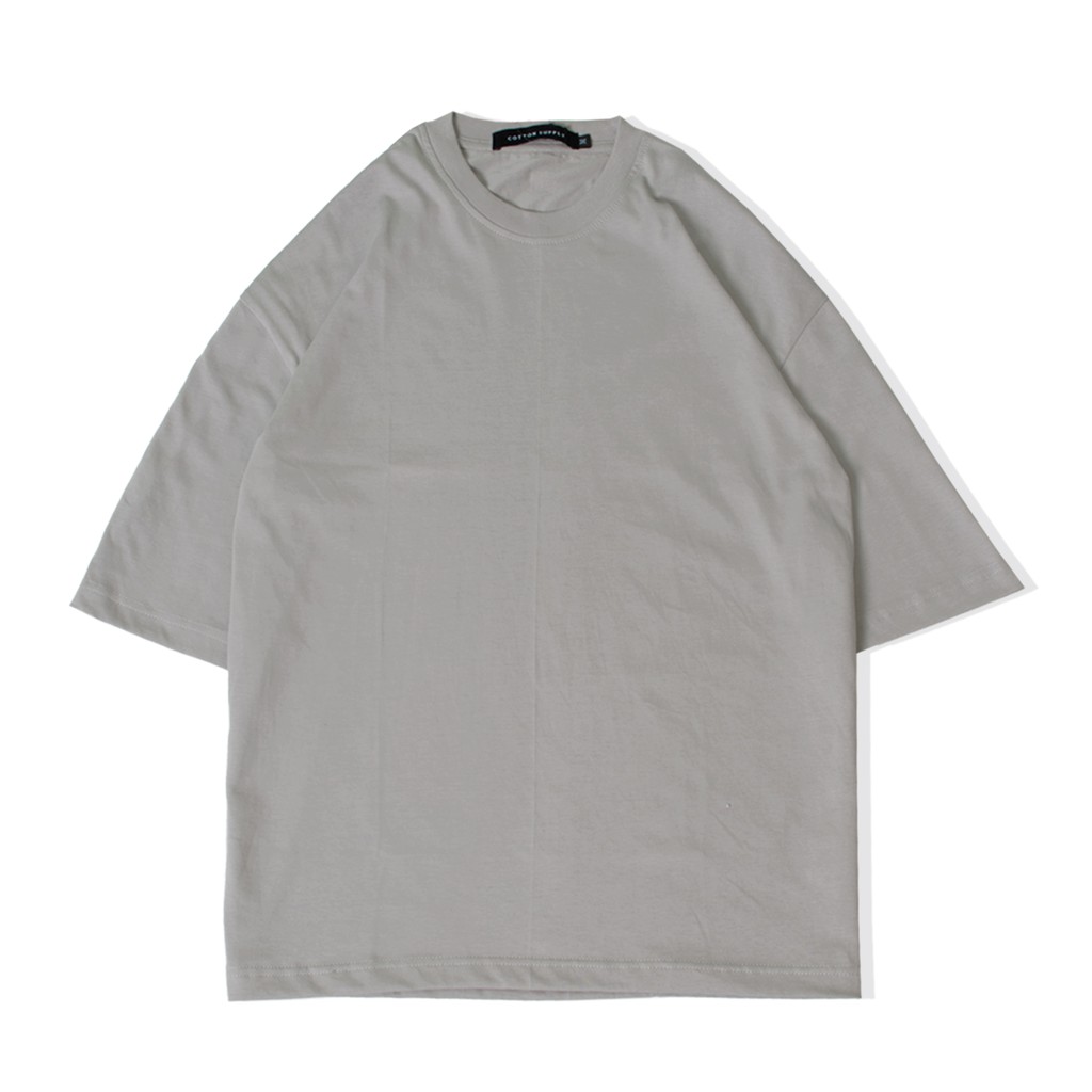 OVERSIZE TEES LIGHT GREY