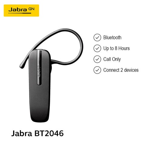 JABRA BT2046 BLUETOOTH HEADSET ORIGINAL - BLACK