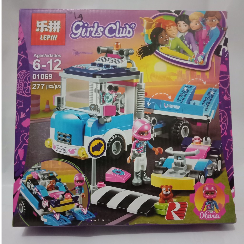 Mainan Lego Girls Club N0 01069 isi 277 pcs