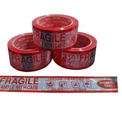 

Promo - LAKBAN FRAGILE MERAH / PUTIH JANGAN DIBANTING 48 mm x 100 YARD NAIMA ,,
