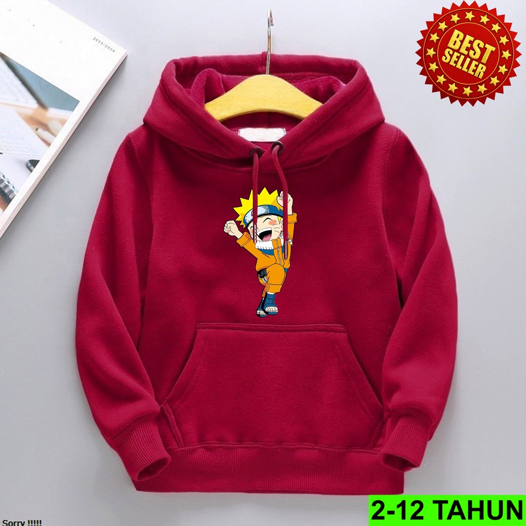 Hoodie Naruto Anak Laki Laki Perempuan / Hodie Anak Usia 2 3 4 5 6 7 8 9 10 11 12 Tahun / Jaket NARUTO Anak Cewek Cowok / Switer Distro Bisa Cod / Suiter Anak Terbaru / Sweeter Anak / Switer Anak