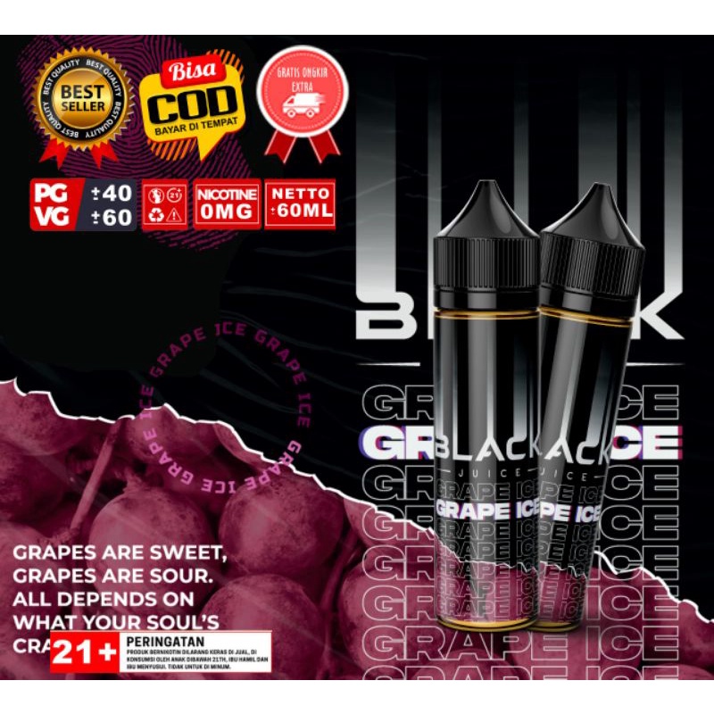 FRIBES GRAPE KHUSUS 60ML 0MG SEGAR