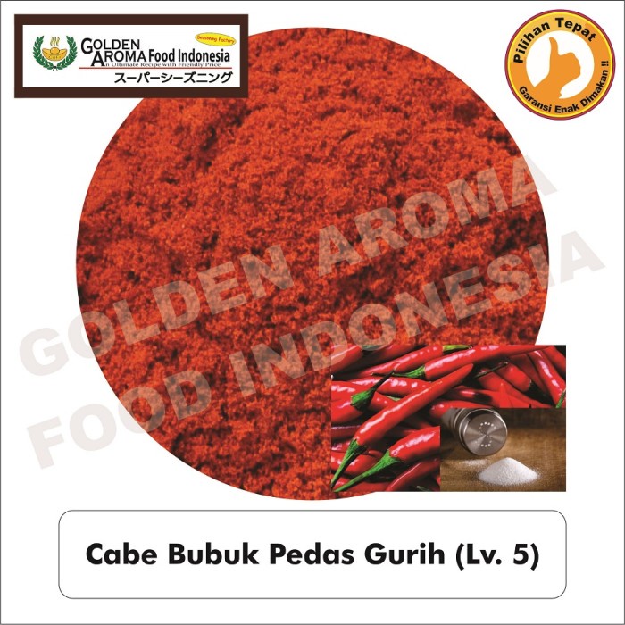

Marhies- Bumbu Tabur Bubuk Enak Murah Halal Cabe Pedas Gurih Level 5 1000 Gr