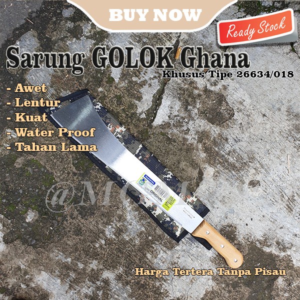 Sarung Golok Ghana Tramontina 26634/018 machete cover pisau model UFO