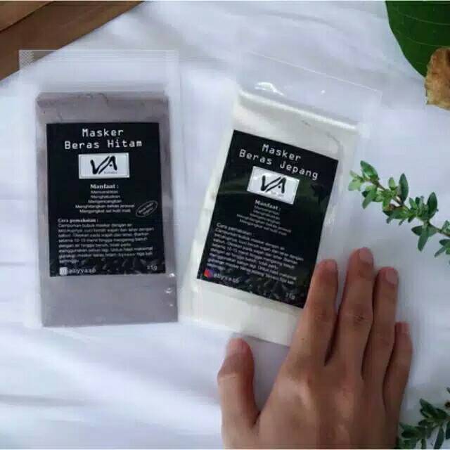 Masker beras jepang & beras hitam