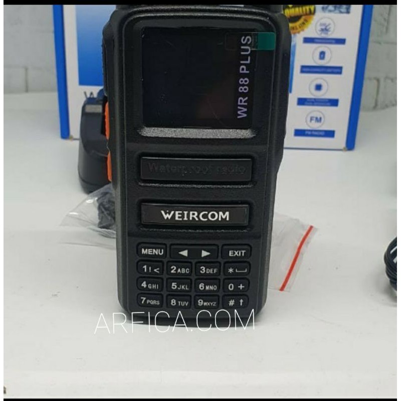 HT WEIRCOM WR 88 / WR88 PLUS 10WAT ANTI AIR DUALBAND GARANSI WEIRCOM WR 88 PLUS NEW