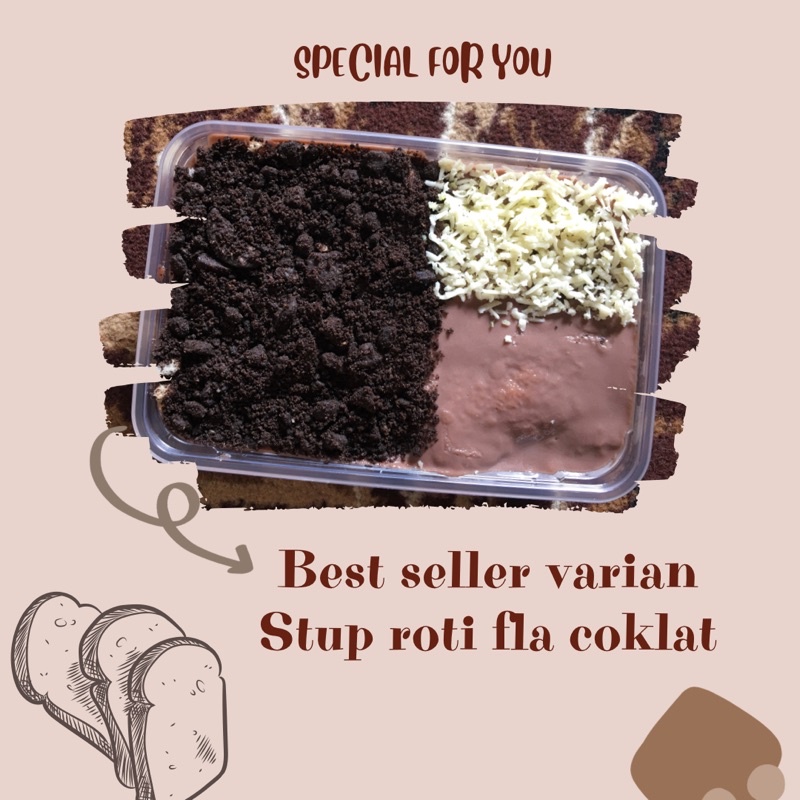 

Stup roti Fla Coklat