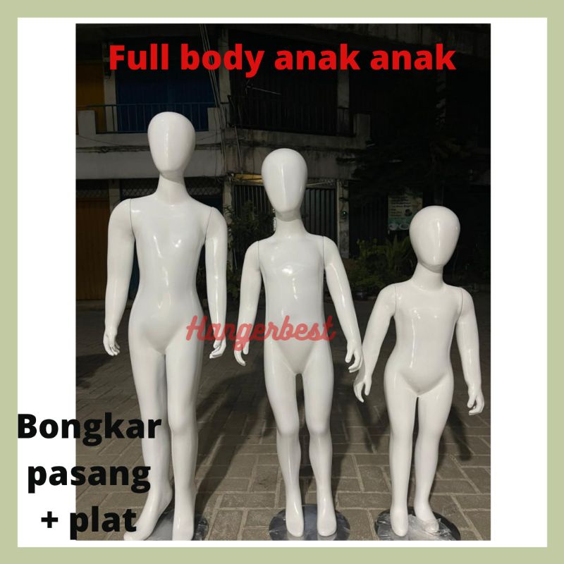 manekin patung full body anak/patung full body set 7 tahun/makenin anak tanggung